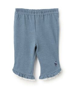 KP / ケーピー ショート・ハーフ・半端丈パンツ | 裾フリル6分丈パンツ