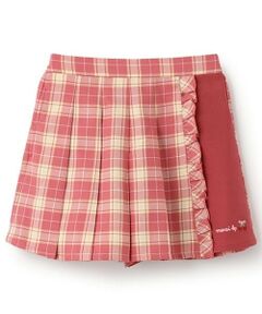 KP / ケーピー ショート・ハーフ・半端丈パンツ | チェックプリーツキュロット