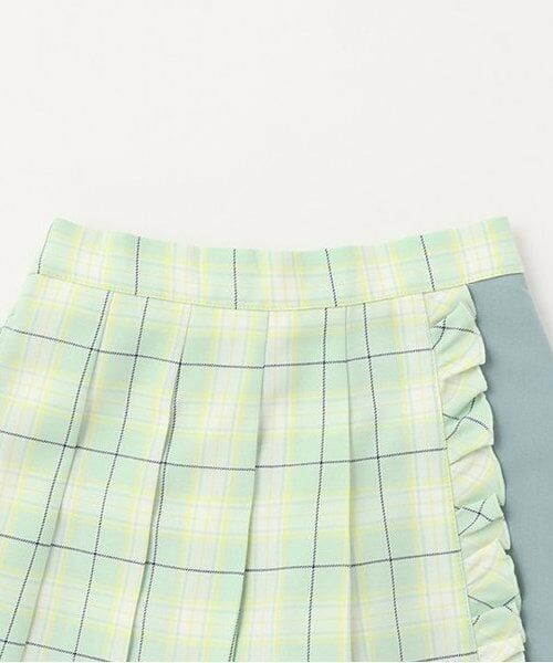 KP / ケーピー ショート・ハーフ・半端丈パンツ | チェックプリーツキュロット | 詳細2