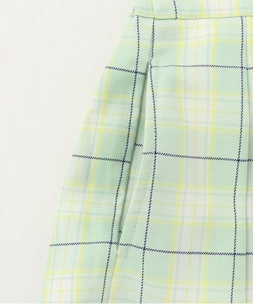 KP / ケーピー ショート・ハーフ・半端丈パンツ | チェックプリーツキュロット | 詳細3