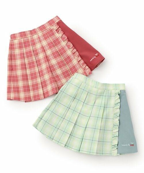 KP / ケーピー ショート・ハーフ・半端丈パンツ | チェックプリーツキュロット | 詳細8