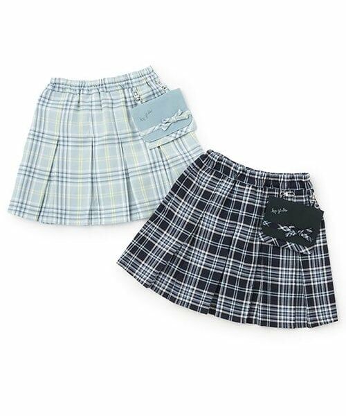 KP / ケーピー ショート・ハーフ・半端丈パンツ | 移動ポケットつきT/Rチェックスカパン | 詳細12