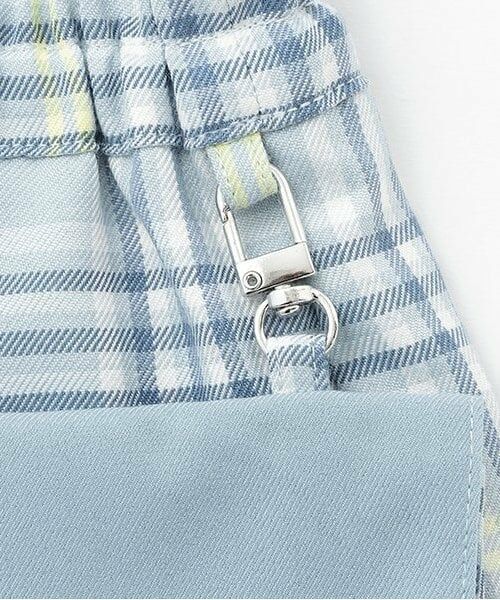 KP / ケーピー ショート・ハーフ・半端丈パンツ | 移動ポケットつきT/Rチェックスカパン | 詳細4