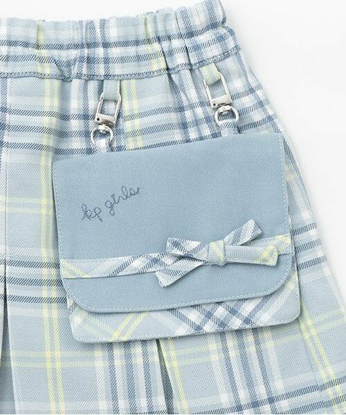 KP / ケーピー ショート・ハーフ・半端丈パンツ | 移動ポケットつきT/Rチェックスカパン | 詳細5