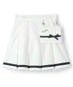 KP / ケーピー ショート・ハーフ・半端丈パンツ | 移動ポケットつきプリーツスカパン