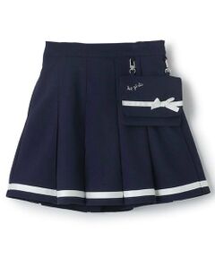 KP / ケーピー ショート・ハーフ・半端丈パンツ | 移動ポケットつきプリーツスカパン