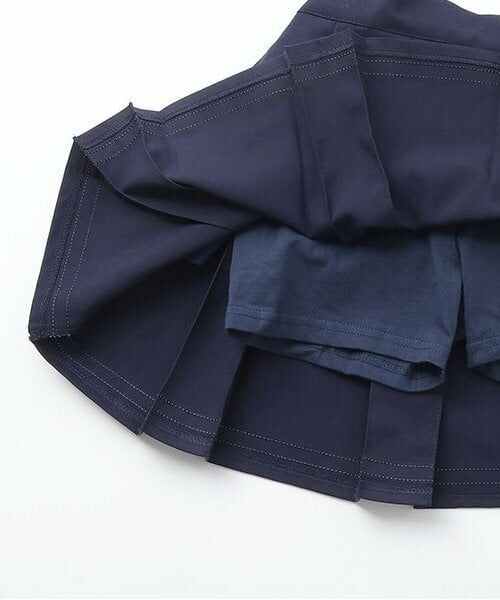 KP / ケーピー ショート・ハーフ・半端丈パンツ | 移動ポケットつきプリーツスカパン | 詳細7