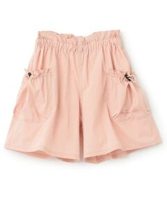 KP / ケーピー ショート・ハーフ・半端丈パンツ | 軽量速乾綿ナイロンドローストリングポッケキュロット