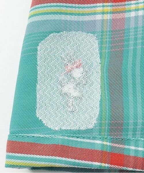 KP / ケーピー ショート・ハーフ・半端丈パンツ | ウエストシャーリングチェックキュロット | 詳細6