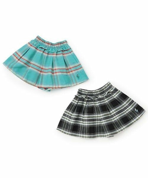 KP / ケーピー ショート・ハーフ・半端丈パンツ | ウエストシャーリングチェックキュロット | 詳細8