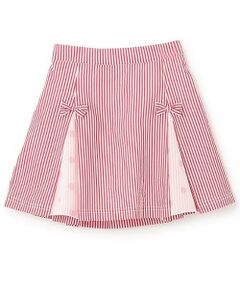 KP / ケーピー ショート・ハーフ・半端丈パンツ | サッカーストライプ　天竺パンツのスカパン