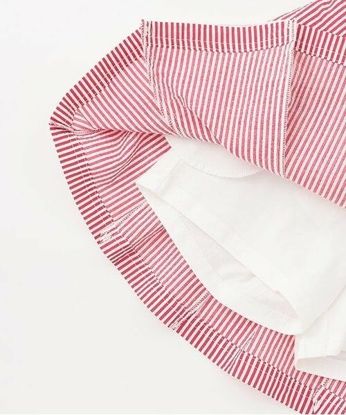 KP / ケーピー ショート・ハーフ・半端丈パンツ | サッカーストライプ　天竺パンツのスカパン | 詳細8