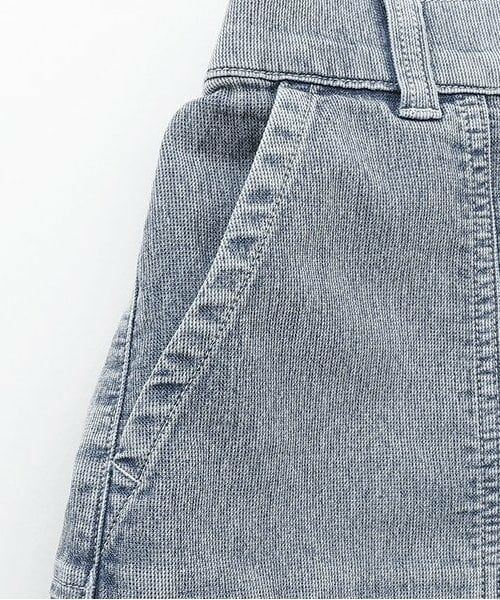 KP / ケーピー ミニ・ひざ丈スカート | メッシュデニムプリーツスカート | 詳細4