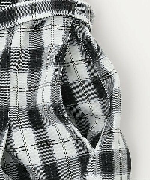 KP / ケーピー ショート・ハーフ・半端丈パンツ | ウエストレースチェックプリーツスカート | 詳細5