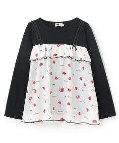 KP / ケーピー その他トップス | ハートmimi柄長袖チュニック