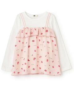 KP / ケーピー その他トップス | ハートmimi柄長袖チュニック