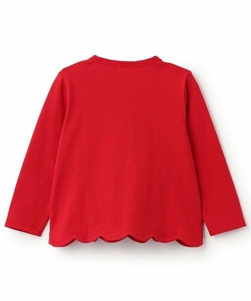 KP / ケーピー Tシャツ | バレンタインmimiアップリケ長袖Tシャツ | 詳細1