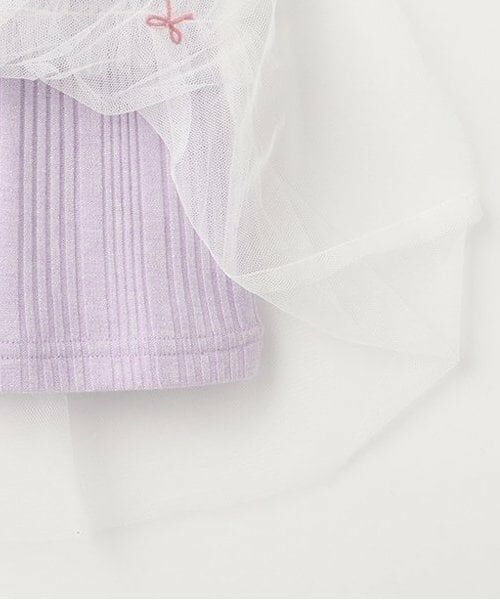 KP / ケーピー その他トップス | チュールドッキングラメ入り長袖チュニック | 詳細5