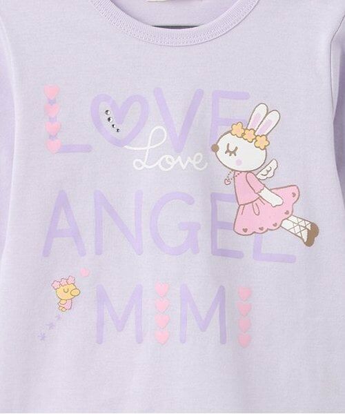 KP / ケーピー Tシャツ | エンジェルmimi長袖Tシャツ | 詳細3