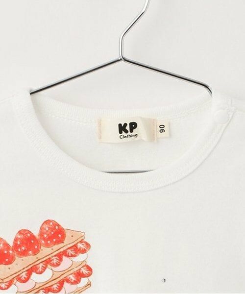 KP / ケーピー Tシャツ | いちごスイーツプリント長袖Tシャツ | 詳細2
