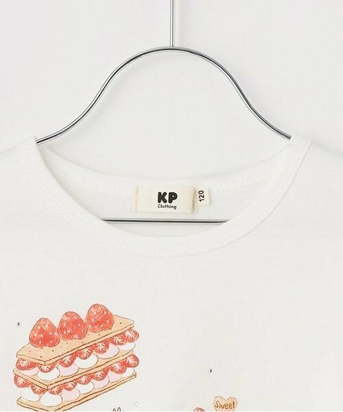 KP / ケーピー Tシャツ | いちごスイーツプリント長袖Tシャツ | 詳細2