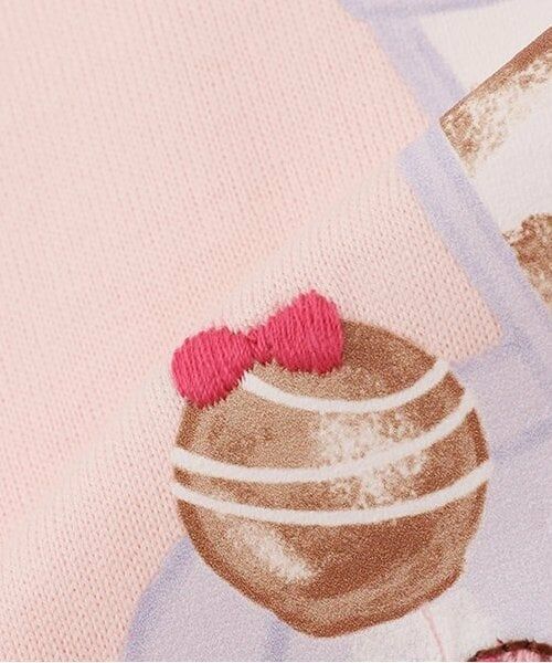 KP / ケーピー Tシャツ | ラテcocoプリント長袖Tシャツ | 詳細6