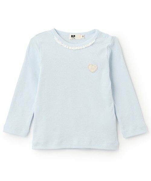 KP / ケーピー Tシャツ | 長袖インナーTシャツ（サックス）
