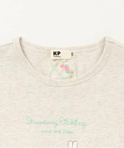 KP / ケーピー Tシャツ | いちごmimi長袖Ｔシャツ | 詳細3