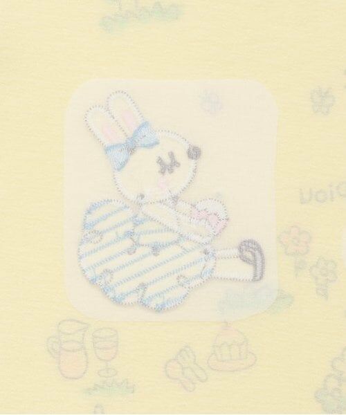 KP / ケーピー Tシャツ | ピクニックmimiアップリケ　半袖Tシャツ | 詳細5