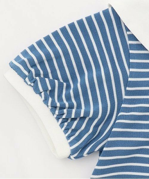 KP / ケーピー Tシャツ | 取外しセーラー衿つきボーダーTシャツ | 詳細5