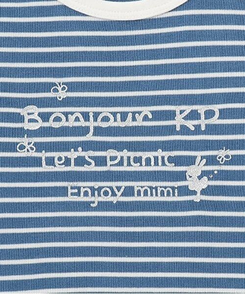 KP / ケーピー Tシャツ | 取外しセーラー衿つきボーダーTシャツ | 詳細6