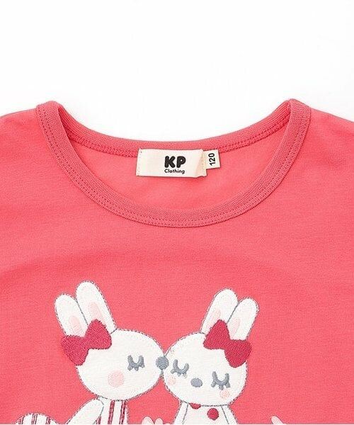 KP / ケーピー Tシャツ | mimiフリフリスカートアップリケTシャツ | 詳細2