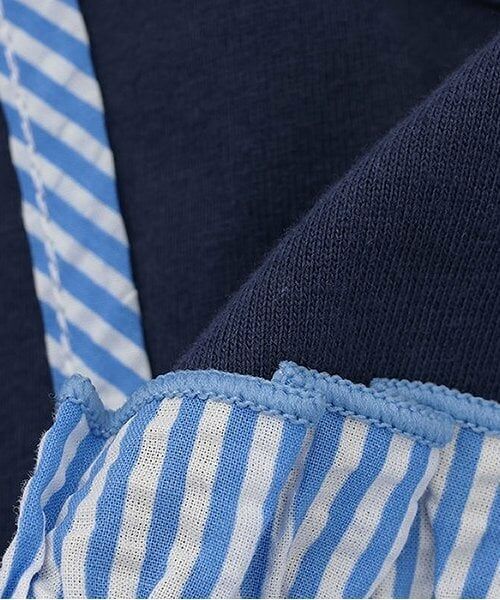 KP / ケーピー Tシャツ | サッカーストライプビスチェドッキングTシャツ | 詳細7