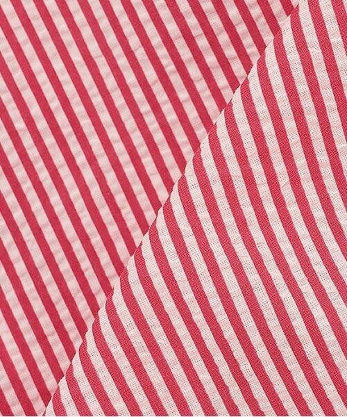 KP / ケーピー シャツ・ブラウス | サッカーストライプ前リボンつきブラウス | 詳細7