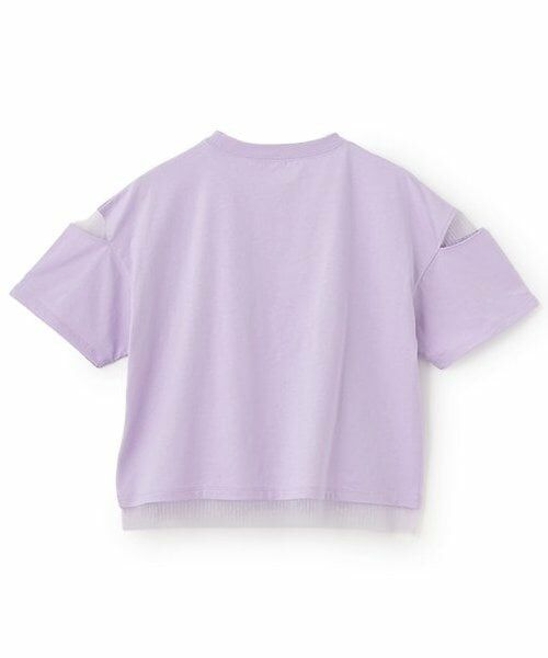 KP / ケーピー Tシャツ | パンケーキプリント肩開き半袖Tシャツ | 詳細1