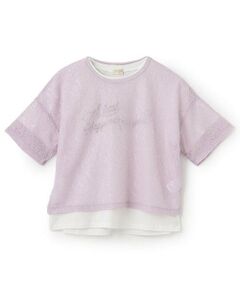 KP / ケーピー Tシャツ | ジャガードチュールロゴ半袖Tシャツセット