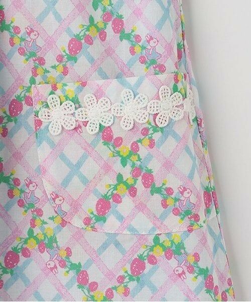 KP / ケーピー ミニ丈・ひざ丈ワンピース | いちご柄リバーシブルジャンパースカート（80-130cm） | 詳細10