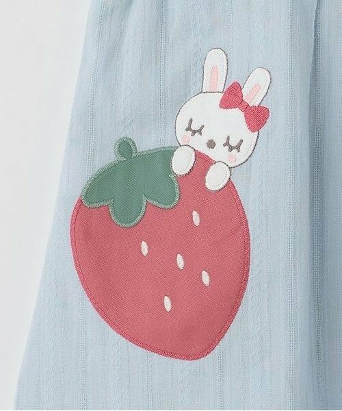 KP / ケーピー ミニ丈・ひざ丈ワンピース | いちご柄リバーシブルジャンパースカート（80-130cm） | 詳細7