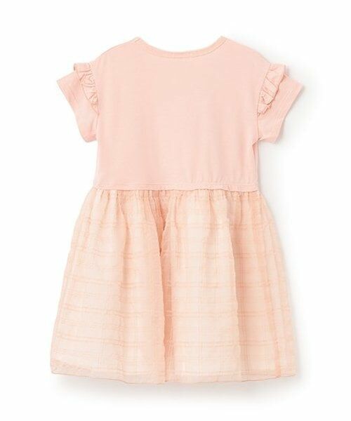 KP / ケーピー ミニ丈・ひざ丈ワンピース | mimiチェックシフォンワンピース | 詳細1