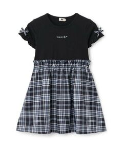 KP / ケーピー ミニ丈・ひざ丈ワンピース | チェック柄半袖ワンピース