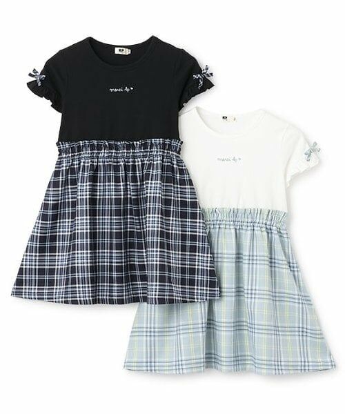 KP / ケーピー ミニ丈・ひざ丈ワンピース | チェック柄半袖ワンピース | 詳細9