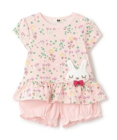 KP / ケーピー Tシャツ | mimi立体モチーフつき上下セット