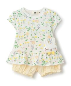 KP / ケーピー Tシャツ | mimi立体モチーフつき上下セット