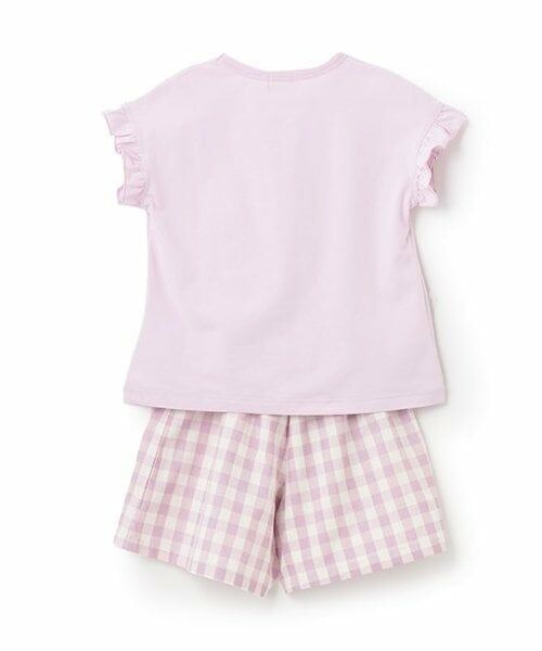 KP / ケーピー Tシャツ | 3柄スイーツmimiプリントT+キュロットセット | 詳細1