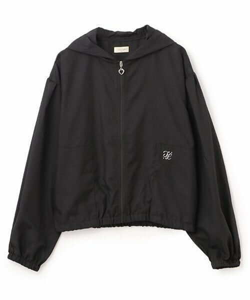 KP / ケーピー パーカー | シアーシャツパーカー（黒）