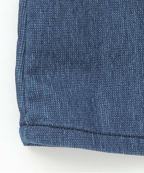 KP / ケーピー ミニ丈・ひざ丈ワンピース | メッシュデニムギャザーワンピース | 詳細6