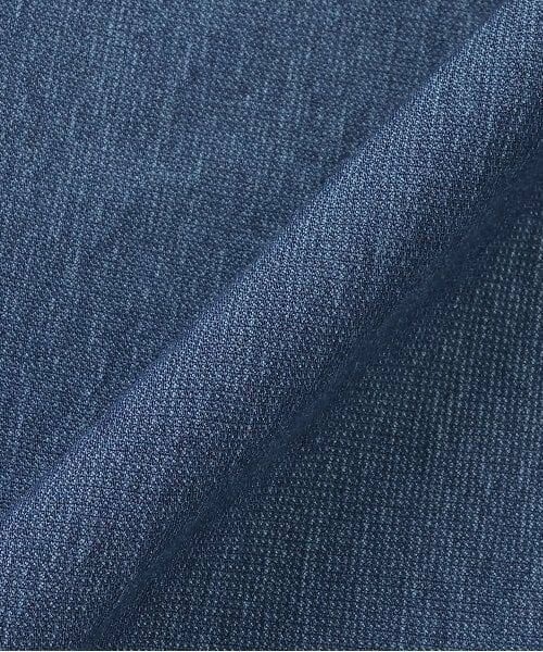 KP / ケーピー ミニ丈・ひざ丈ワンピース | メッシュデニムギャザーワンピース | 詳細8