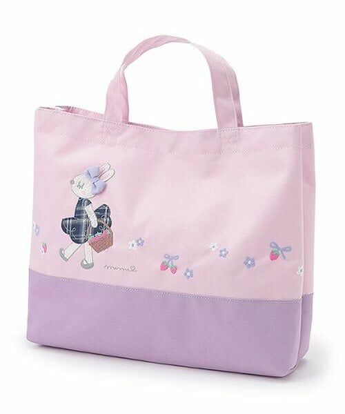 KP / ケーピー トートバッグ | mimiモチーフレッスンバッグ（パープル）