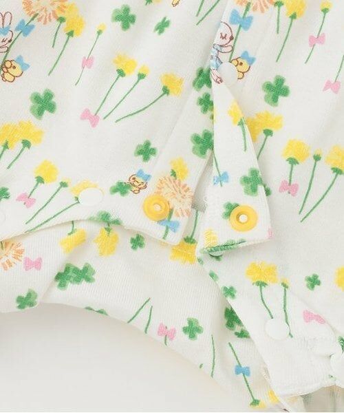 KP / ケーピー ロンパース | フライスたんぽぽmimi柄ショートオール | 詳細5