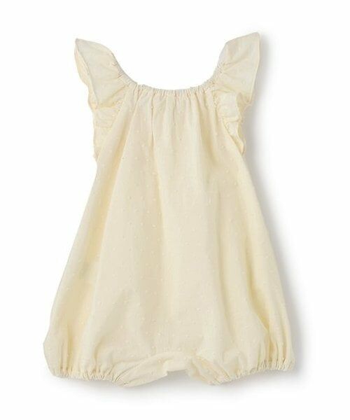 KP / ケーピー ロンパース | 綿ドビーワッシャー　フリルロンパース | 詳細1